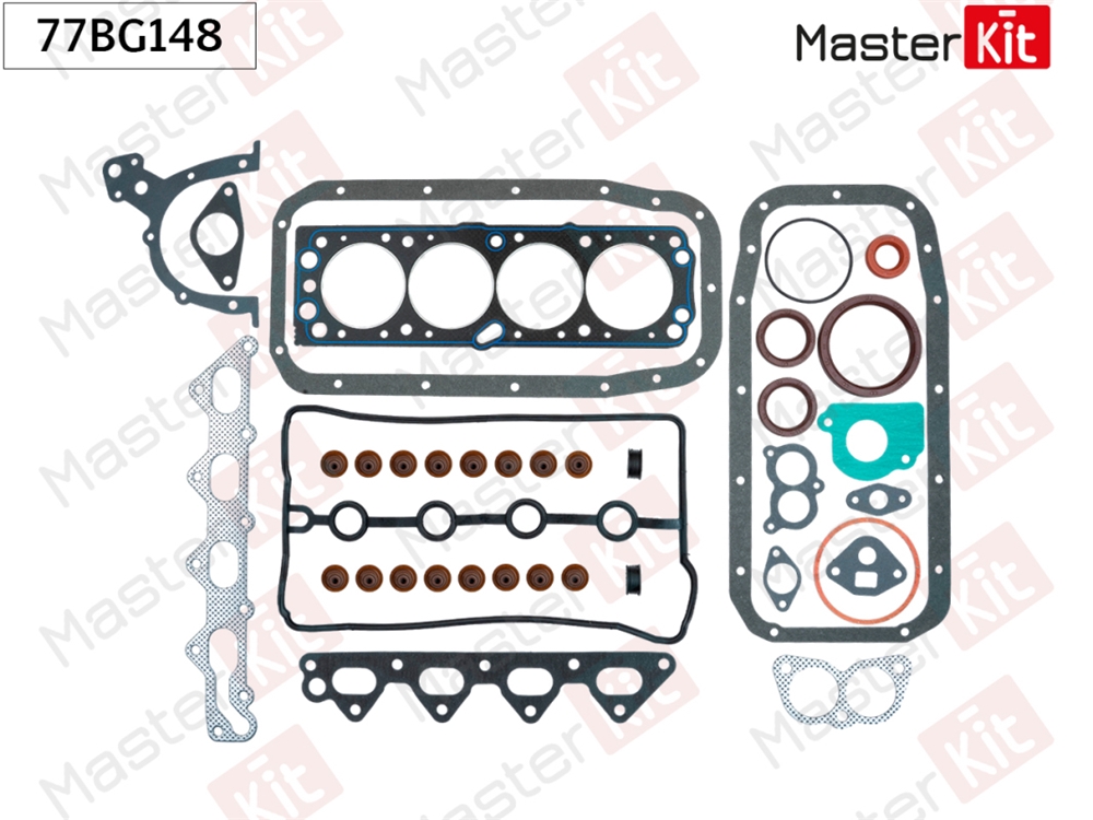 MASTERKIT 77BG148 Полный комплект прокладок DAEWOO A15MF