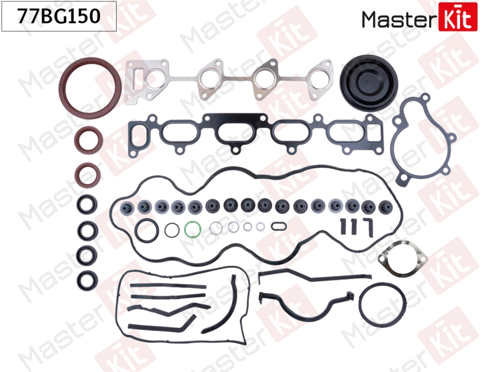 MASTERKIT 77BG150 Комплект прокладок Hyundai D4EA