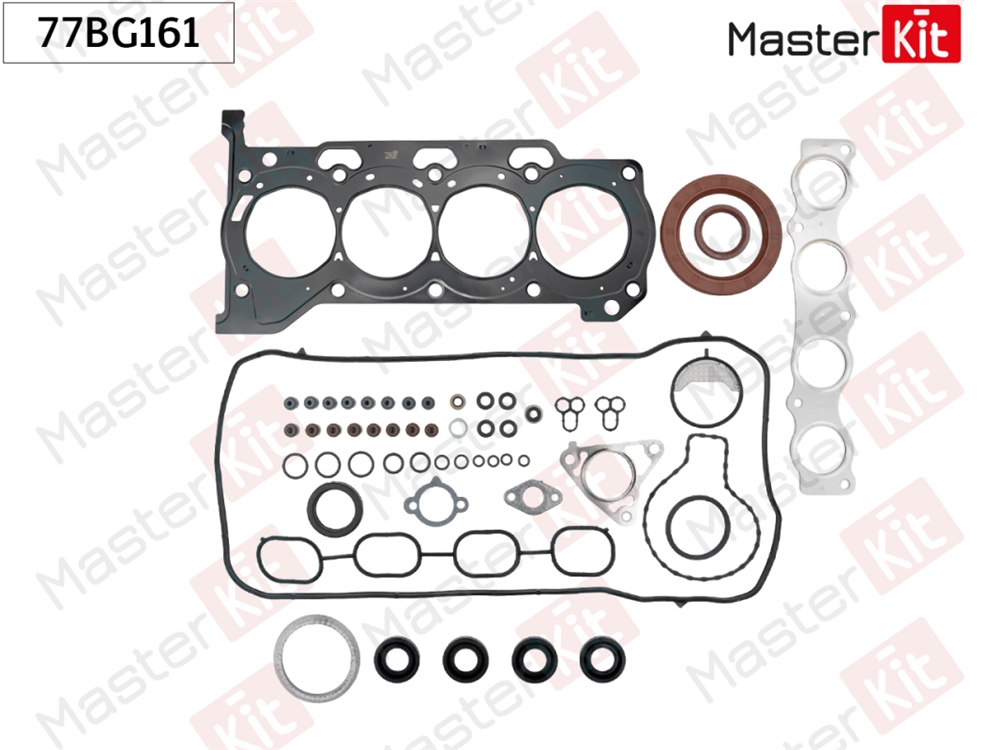 MASTERKIT 77BG161 Полный комплект прокладок toyota 1zr-fae, 2zr-fae