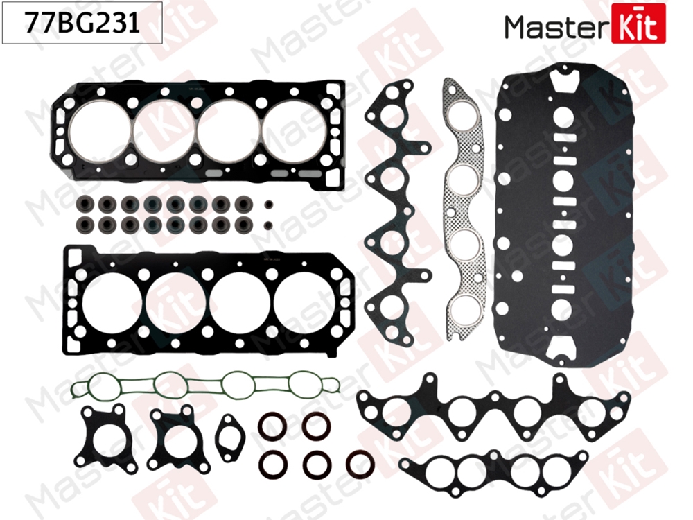 MASTERKIT 77BG231 Комплект прокладок ГБЦ LAND ROVER 18 K4F