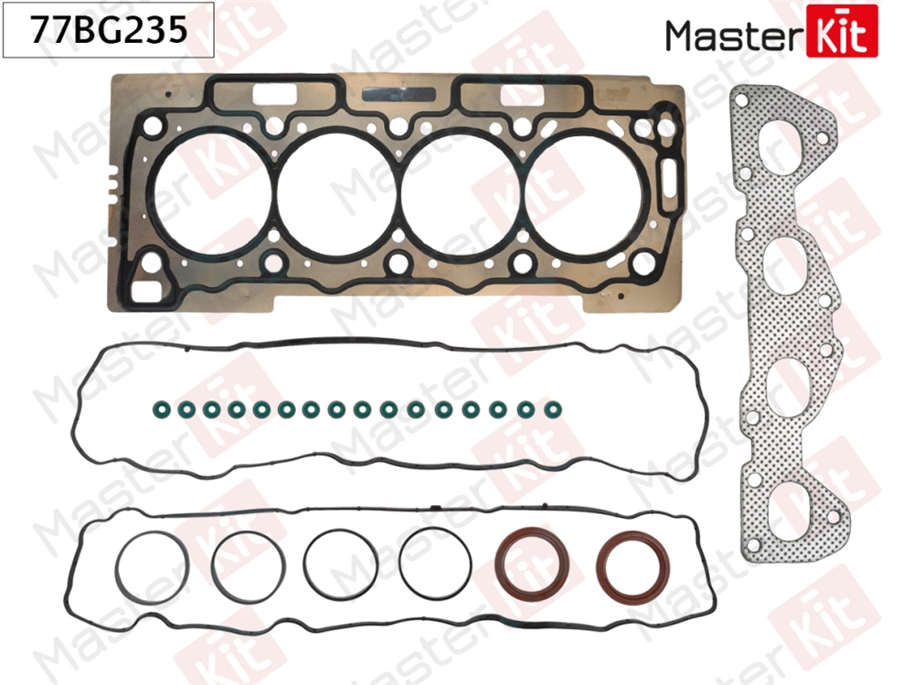 MASTERKIT 77BG235 Комплект прокладок ГБЦ Citroen NFU (TU5JP4)