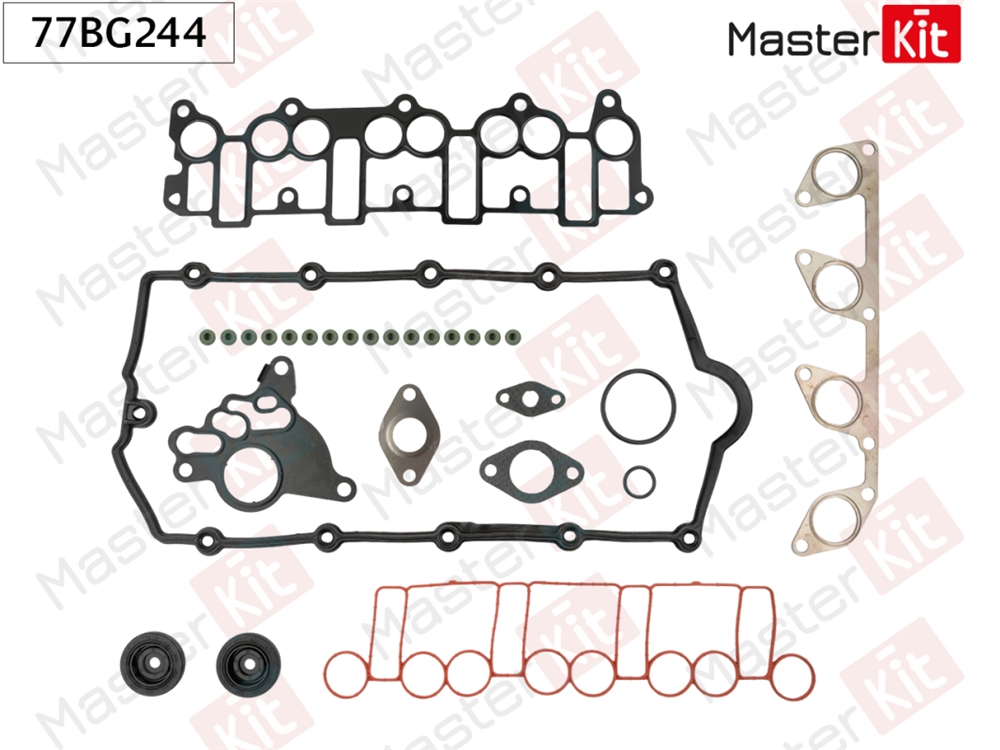 MASTERKIT 77BG244 Комплект прокладок ГБЦ VAG AZV, BKD