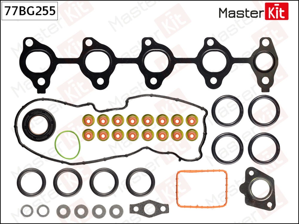 MASTERKIT 77BG255 Комплект прокладок двигателя верх. FORD/PEUGEOT/VOLVO 1.6 16V HDI