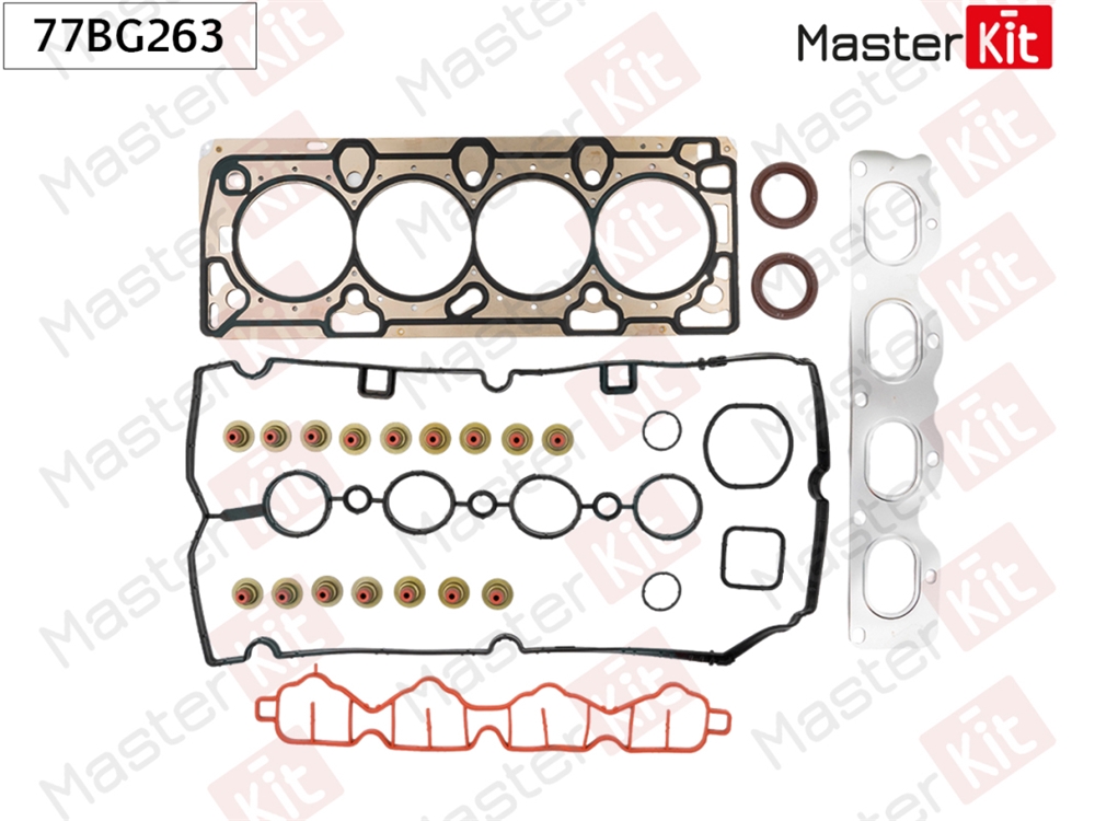 MASTERKIT 77BG263 Комплект прокладок ГБЦ OPEL A16XER 77BG263