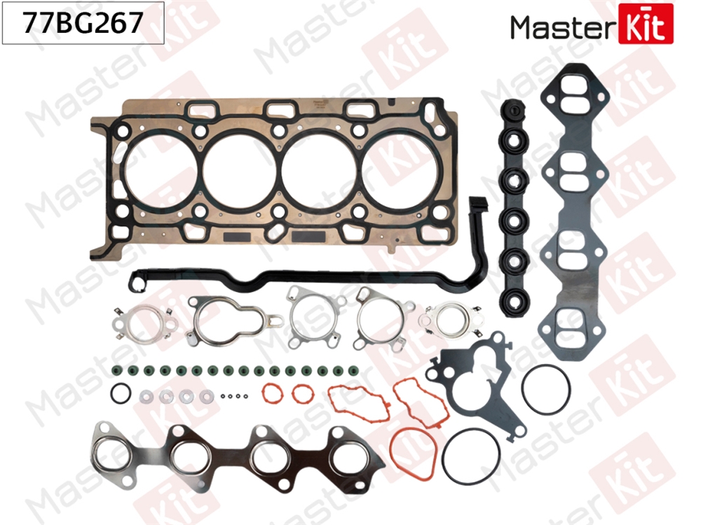 MASTERKIT 77BG267 Комплект прокладок ГБЦ RENAULT M9R 77BG267