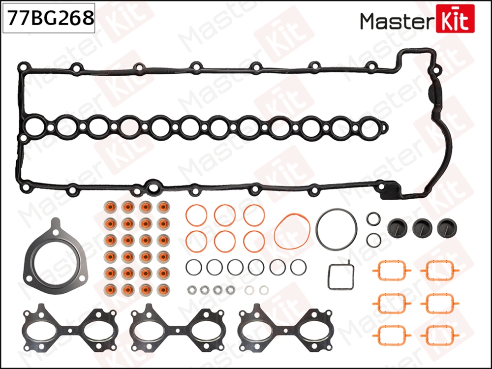 MASTERKIT 77BG268 Комплект прокладок ГБЦ BMW M57