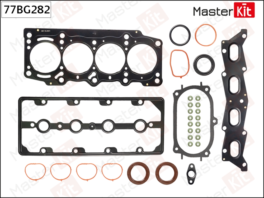MASTERKIT 77BG282 Комплект прокладок верхний FIAT BRAVO 1.4 07-