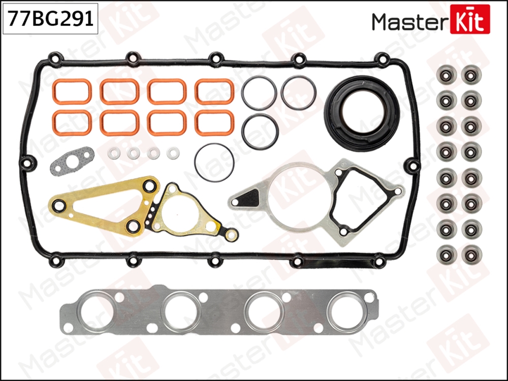 MASTERKIT 77BG291 Комплект прокладок FORD TRANSIT 2.2TDCi 12-