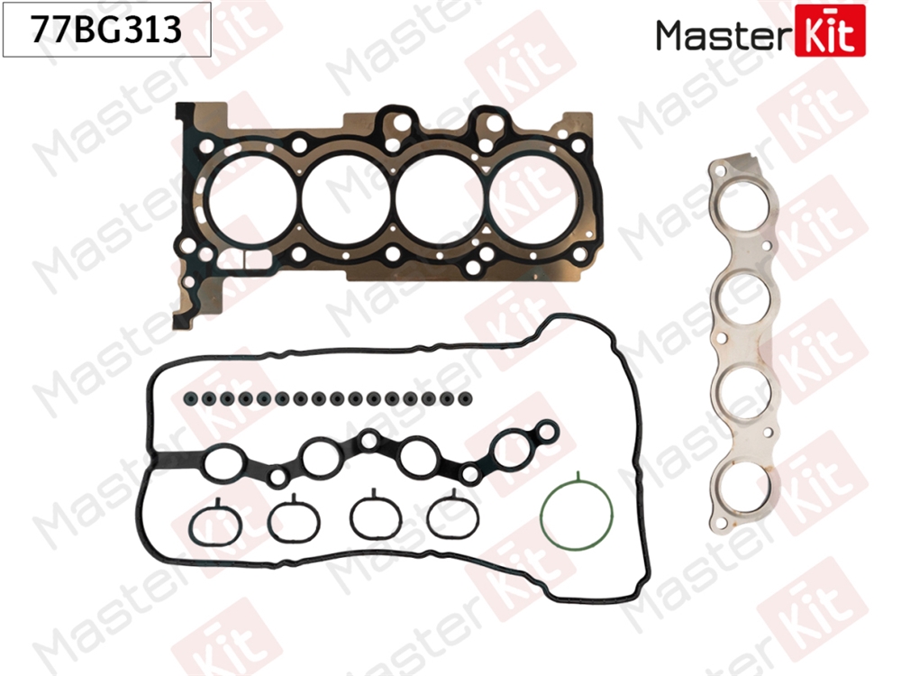 MASTERKIT 77BG313 Комплект прокладок ГБЦ HYUNDAI I20 (GB, IB) G4LC