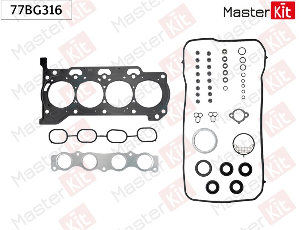 MASTERKIT 77BG316 Комплект прокладок головки блока TOYOTA 1.6-2.0 06-