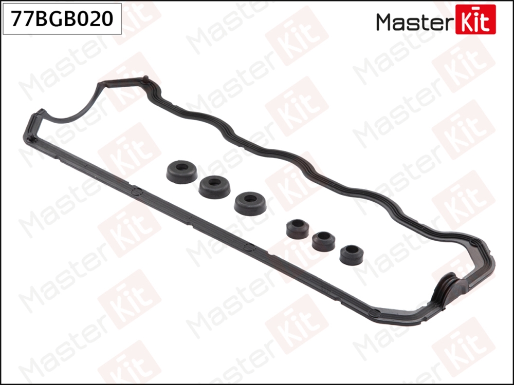 MASTERKIT 77BGB020 Прокладка клапанной крышки AUDI 1Z, AFF, AFN, AHU, AVG, AKU, AKW 77BGB020