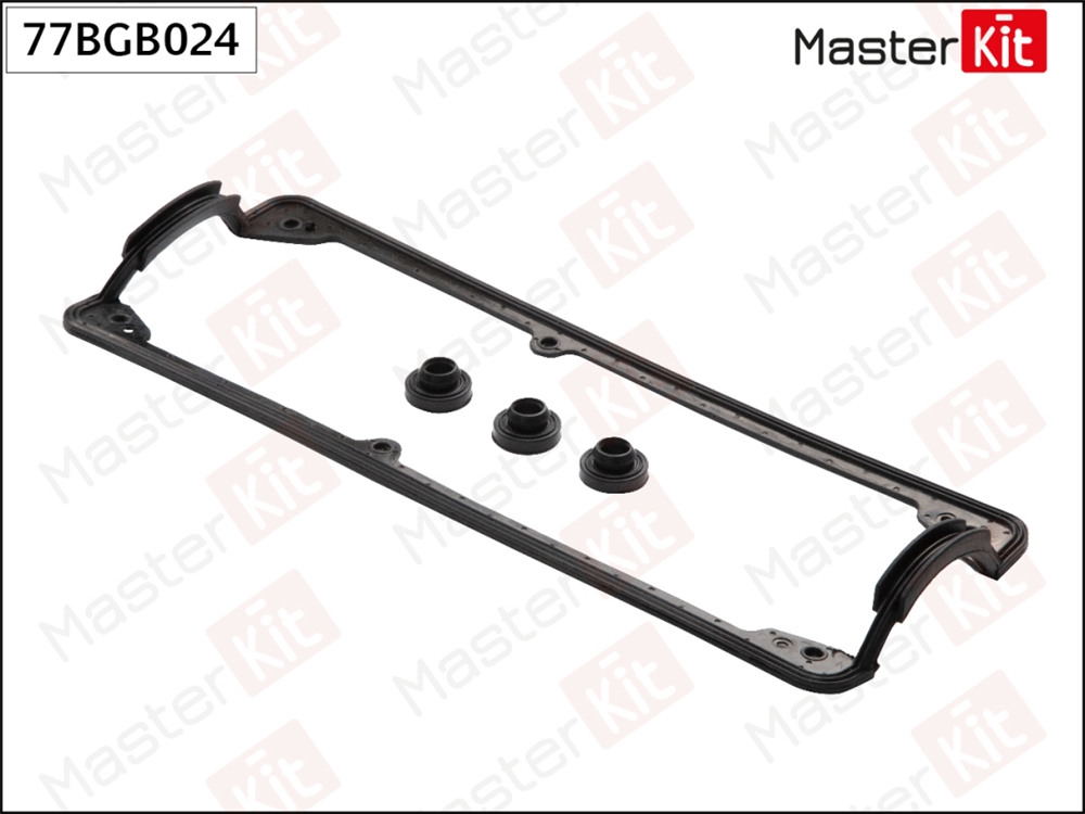 MASTERKIT 77BGB024 Прокладка клапанной крышки VW/SKODA 1.0/1.4/1.6 с уплот.болтов