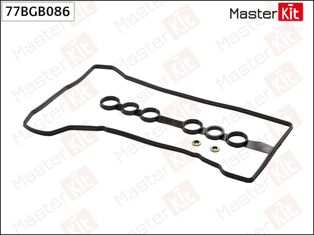 MASTERKIT 77BGB086 Прокладка клапанной крышки TOYOTA AVENSIS/COROLLA 1.4-1.8 1(2)(3)ZZ-FE 00- компл