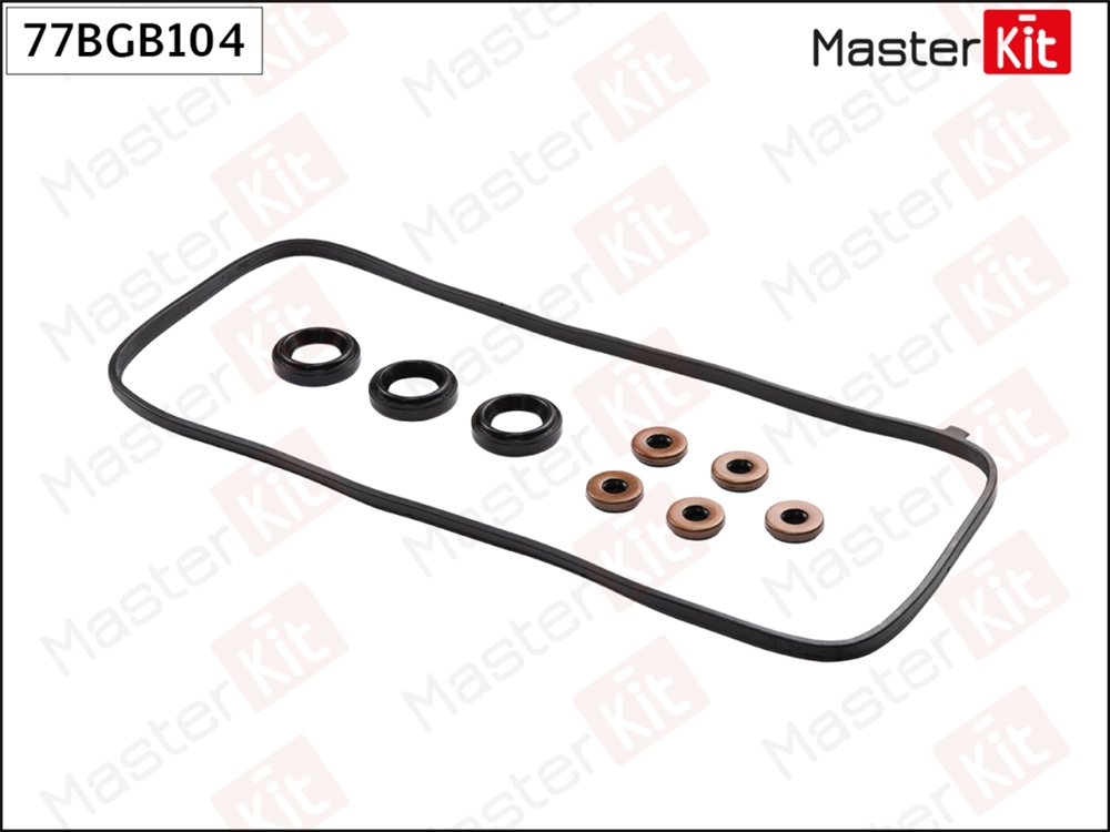 MASTERKIT 77BGB104 Прокладка клапанной крышки HONDA ACCORD/MR-V/PILOT 3.0/3.5 V6 24V 98-