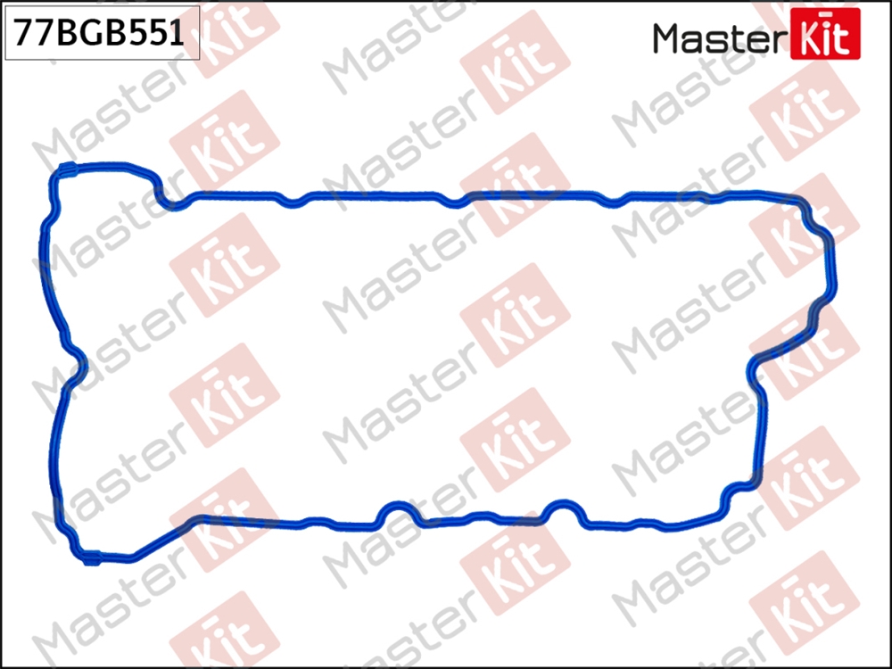 MASTERKIT 77BGB551 Прокладка клапанной крышки CHEVROLET CAPTIVA 3.0 лев.