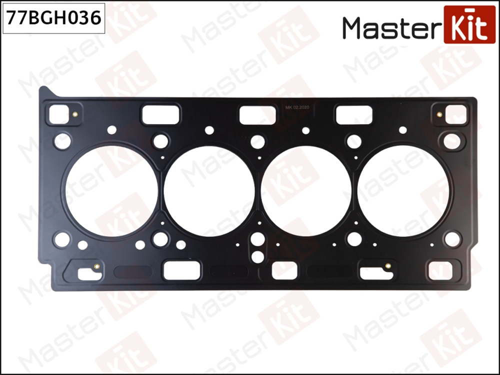 MASTERKIT 77BGH036 Прокладка ГБЦ RENAULT G9U 724/ G9U 754/ G9U 720/ G9U 750 77BGH036