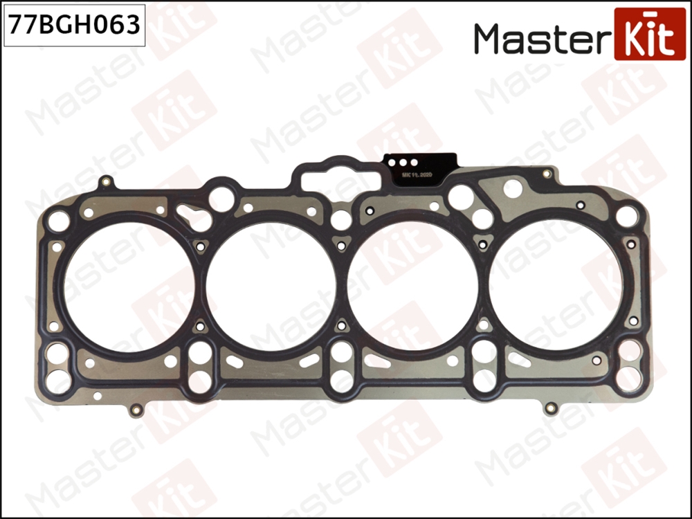 MASTERKIT 77BGH063 Прокладка ГБЦ AUDI/VW/SKODA 1.9TDI 3метки 1.61мм 98-
