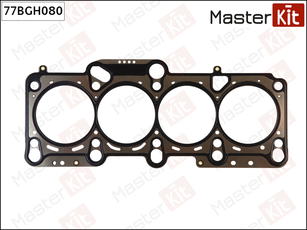 MASTERKIT 77BGH080 Прокладка ГБЦ AUDI A3/A4, VW GOLF 2.0 16V 04-