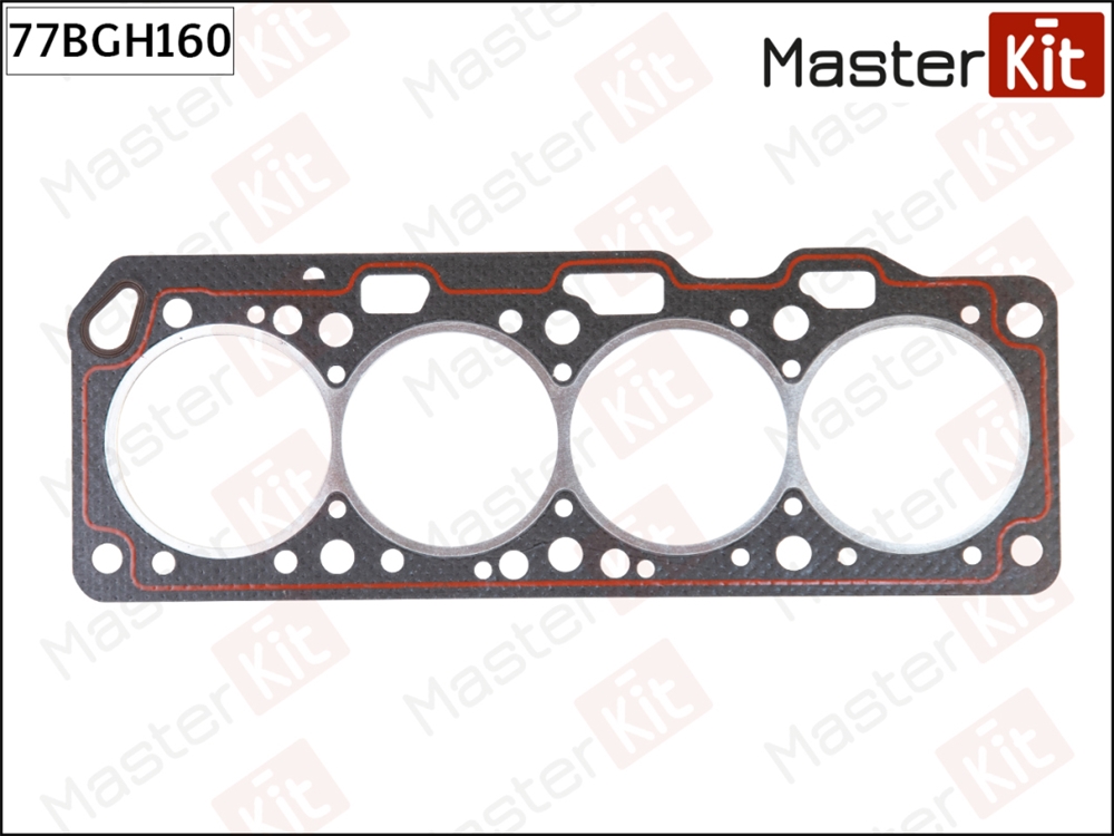 MASTERKIT 77BGH160 Прокладка ГБЦ VAG HH, FY,ABD, AEX, AKK, AKV, ANW, APQ, AUD, AAU, 2G, AAV, GK, GF, GN