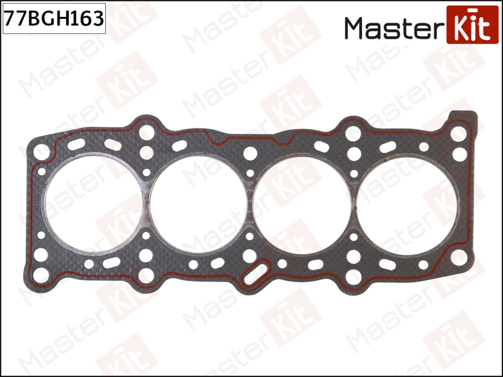 MASTERKIT 77BGH163 Прокладка ГБЦ FIAT 156 A2.100, 156 A3.100, 176 B2.000, 141 C2.000, 156 A2.246, 188 A4.000 77BGH163
