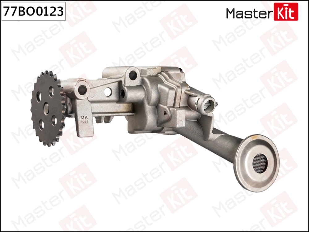 MASTERKIT 77BO0123 Насос масляный Renault Clio II,III,Laguna II,III,Megane II,III 98- (F4R,F8Q)