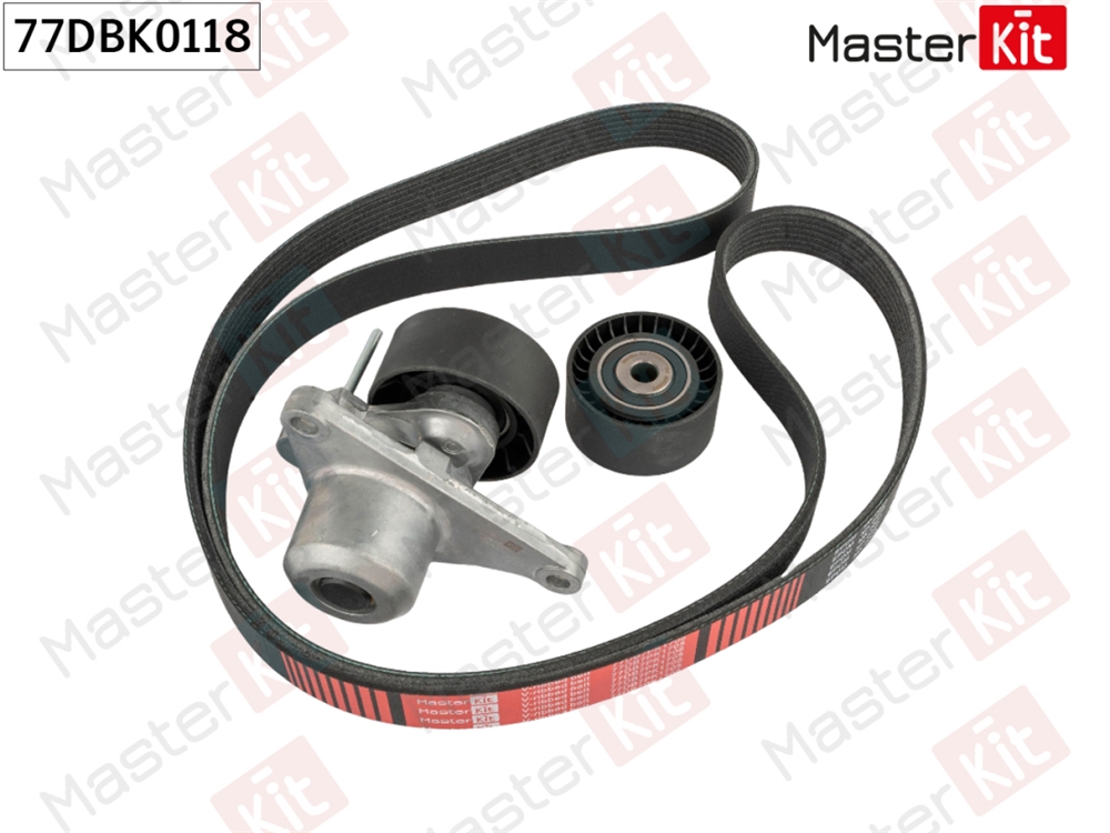 MASTERKIT 77DBK0118 Комплект ремня приводного RENAULT KOLEOS/MEGANE III 2.0DCI