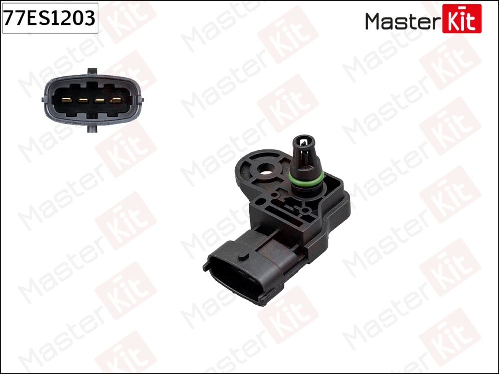 MASTERKIT 77ES1203 Датчик давления во впускном газопроводе FIAT