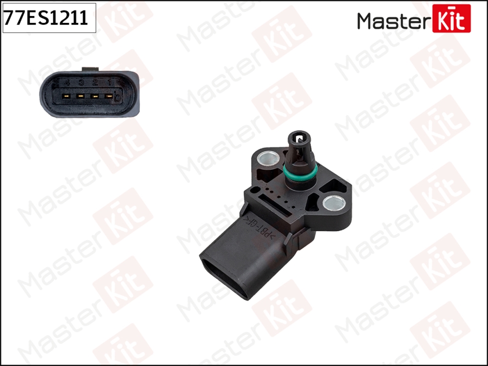 MASTERKIT 77ES1211 Датчик, давление во впускном газопроводе AUDI/VW 1.8TSi/2.0TFSi