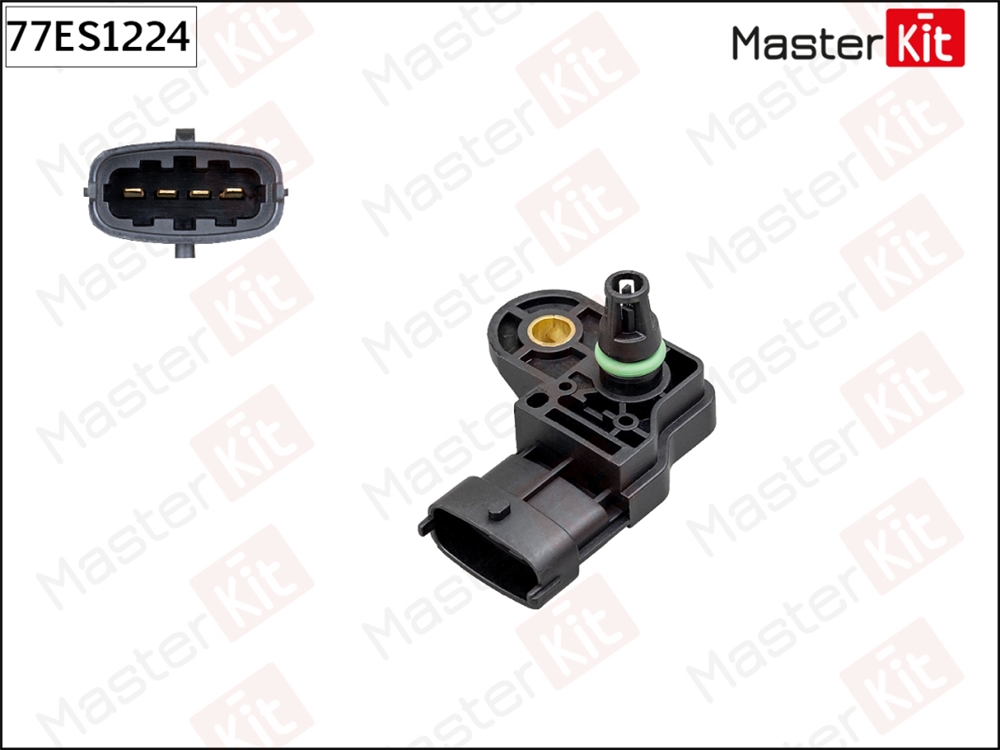 MASTERKIT 77ES1224 Датчик, давление во впускном газопроводе OPEL/FIAT diesel 77ES1224