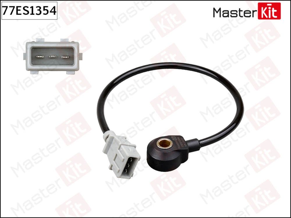 MASTERKIT 77ES1354 Датчик детонации CHEVROLET AVEO/CRUZE/LACETTI/LANOS/CAPTIVA 2.4/MATIZ