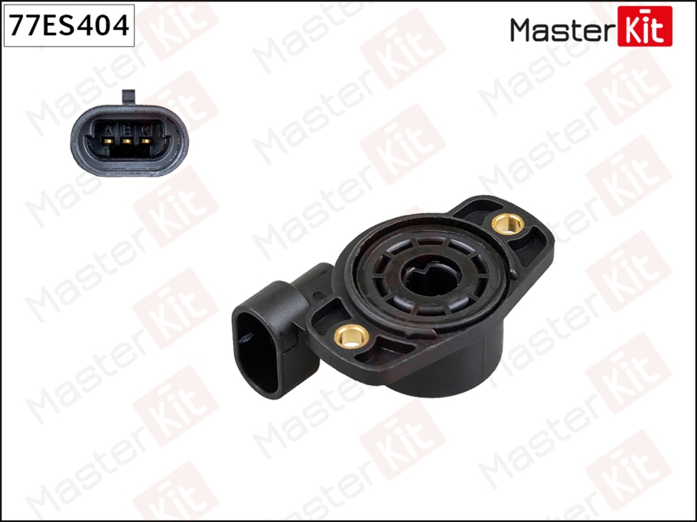 MASTERKIT 77ES404 Датчик, положение дросс заслонки PEUGEOT 206/307 1.4 77ES404