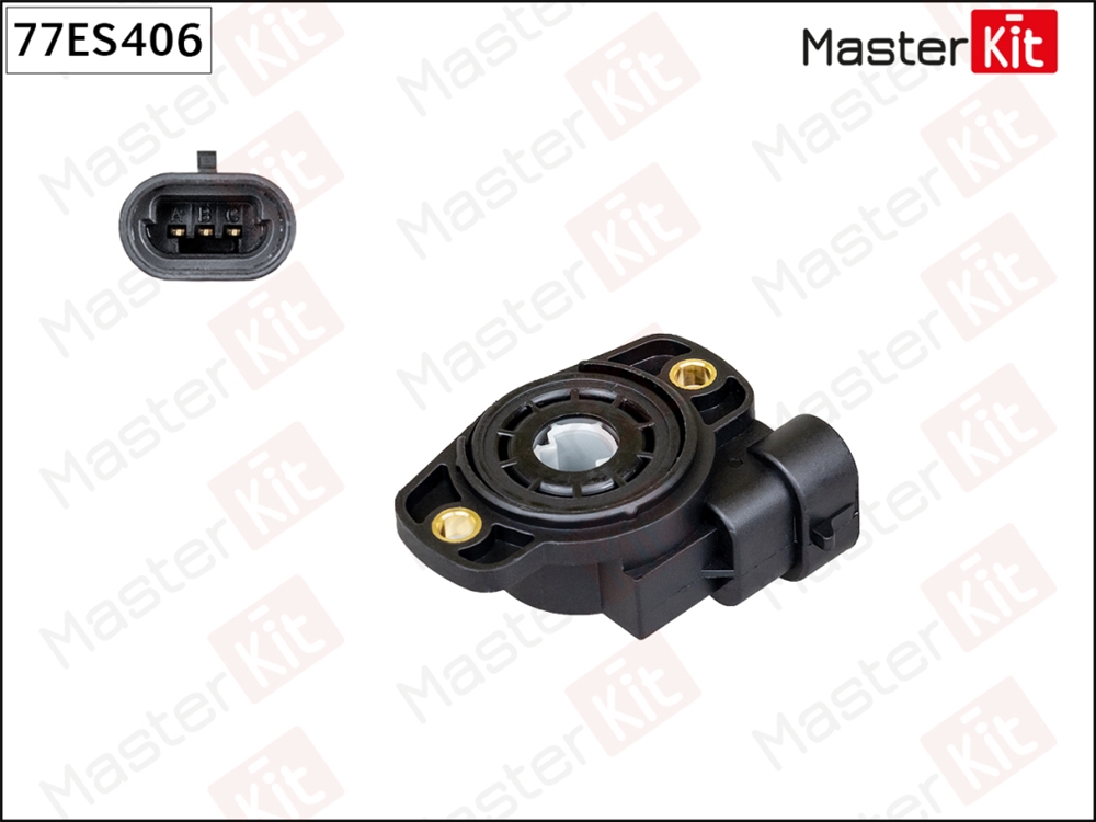 MASTERKIT 77ES406 Датчик, положение дросс заслонки RENAULT LOGAN