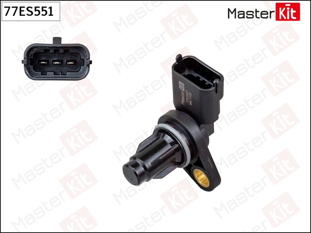 MASTERKIT 77ES551 Датчик р/вала HYUNDAI SOLARIS 10-/ELANTRA 06-/KIA RIO IV/SOUL 08-