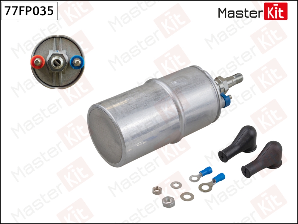MASTERKIT 77FP035 Насос топливный Audi 80(8C2,B4),100(4A2,C4),A6(4A2,C4) 90-97,VW Passat(3A2) 88-97 (6bar)