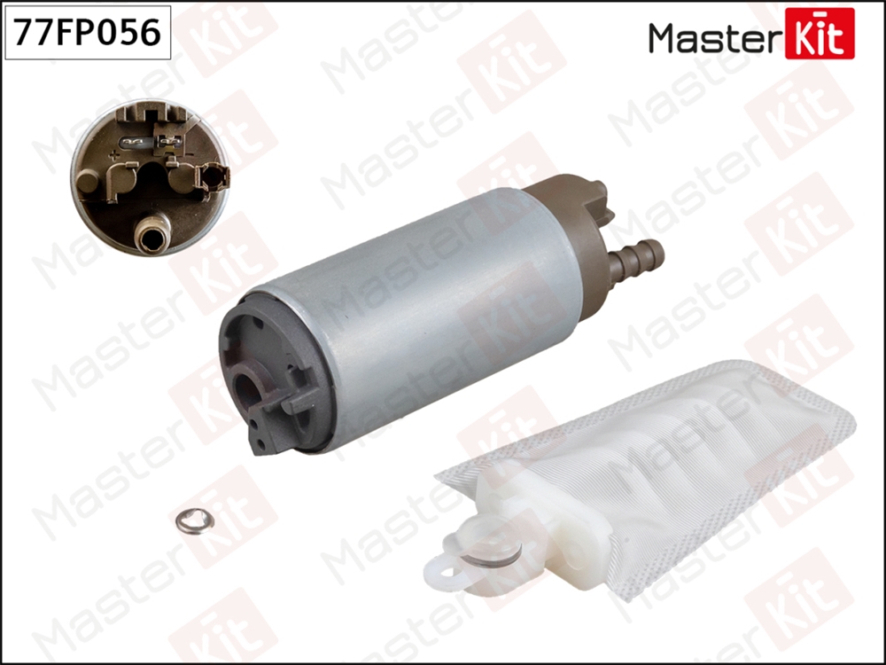 MASTERKIT 77FP056 Насос топливный  AUDI/VW 1.2-2.0 08- (3bar) Masterkit