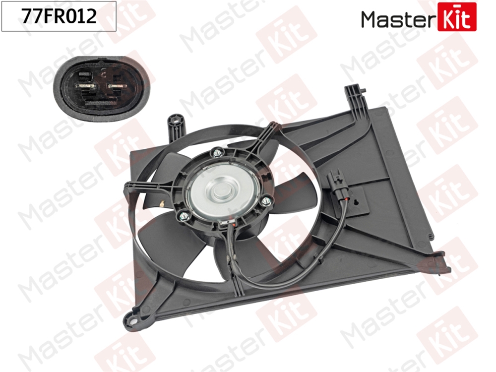 MASTERKIT 77FR012 Вентилятор охлаждения радиатора Daewoo LANOS (KLAT) 1997 -