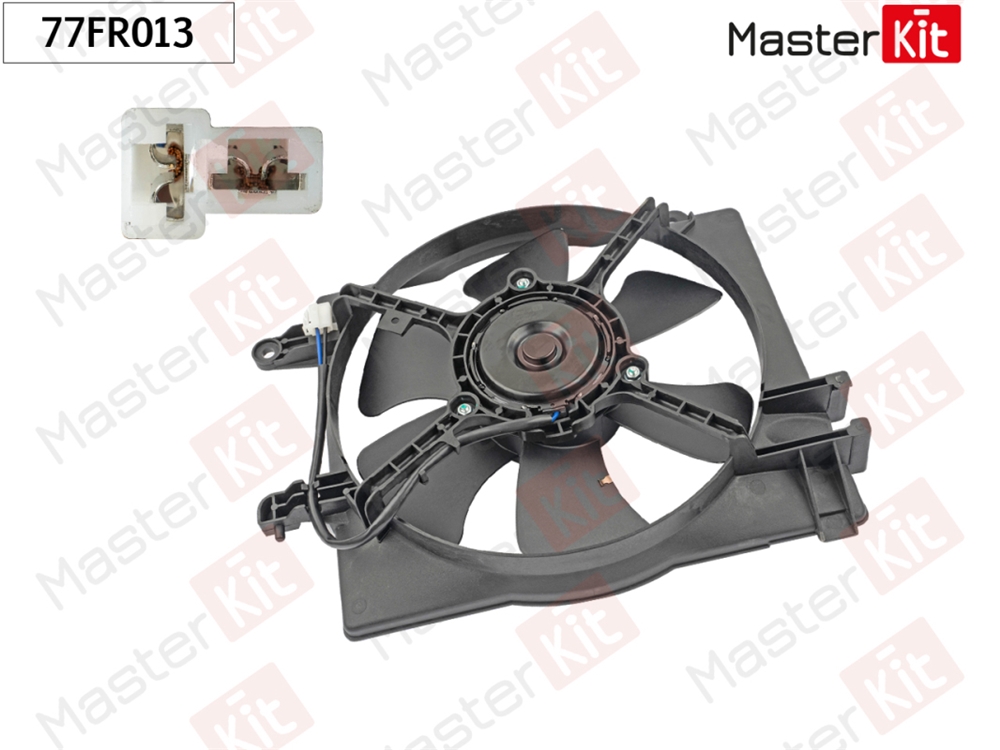 MASTERKIT 77FR013 Вентилятор охлаждения радиатора Daewoo MATIZ (M100, M150) 1998 -