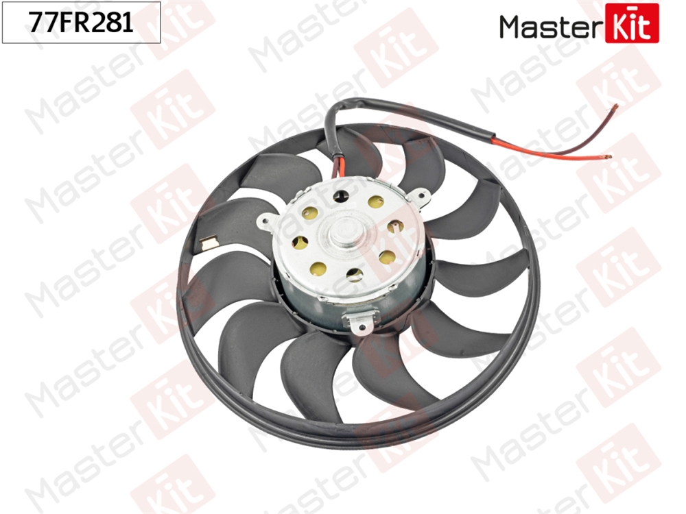 MASTERKIT 77FR281 Вентилятор охлаждения радиатора Audi A4 (8E2, 8E5, B6)/Volkswagen PASSAT (3B3) 2000 - 2005