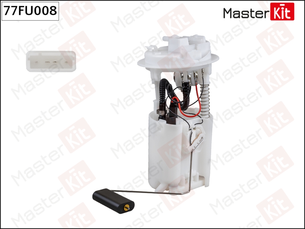 MASTERKIT 77FU008 Модуль топливного насоса Citroen Berlingo(B9) 08-,Peugeot 206,607(9D,9U) 00- (3bar)