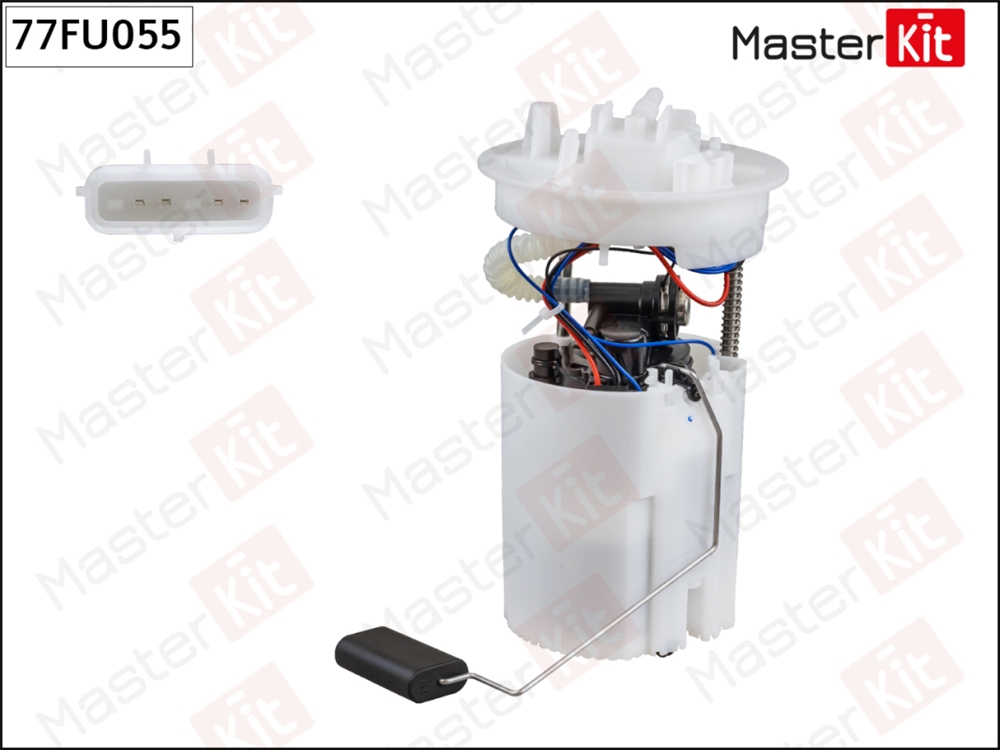 MASTERKIT 77FU055 Модуль топливного насоса Ford Focus III 10-,Volvo S60 I(384) 00-10 (3bar)