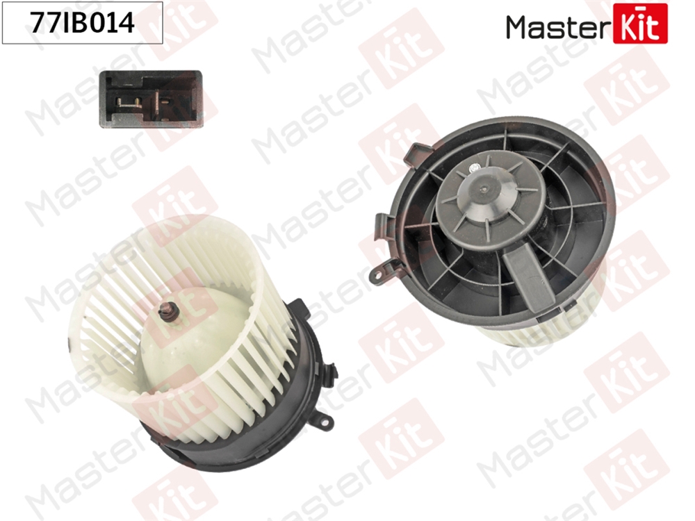 MASTERKIT 77IB014 Вентилятор салона Nissan QASHQAI/QASHQAI +2 I (J10, JJ10)/X-TRAIL (T31) 2006 - 2014 77IB014