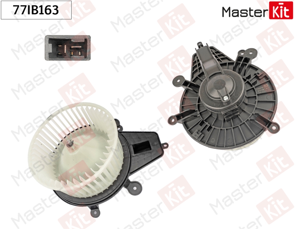 MASTERKIT 77IB163 Вентилятор салона UAZ 3163/PATRIOT 2004 -
