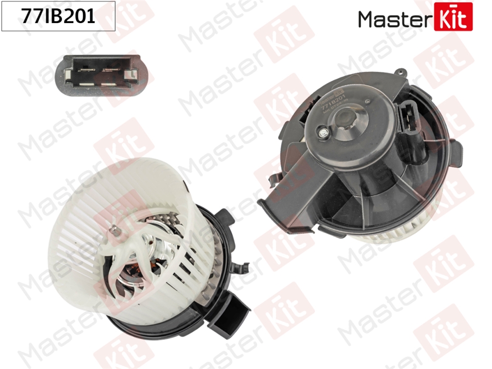 MASTERKIT 77IB201 Вентилятор салона Citroen XSARA PICASSO (N68)/Peugeot 307 (3A/C, 3E, 3B, 3H) 1999 -