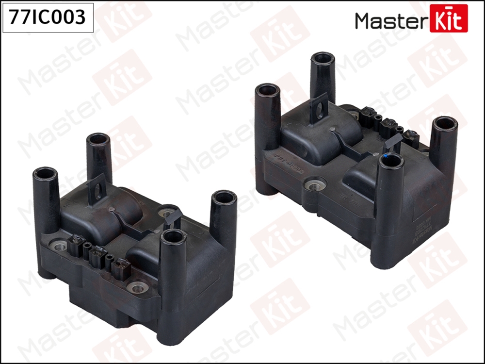 MASTERKIT 77IC003 Катушка зажигания Audi A1(8X1,8XK) 10-18,Skoda Yeti(5L) 09-17,VW Jetta IV(162,163,AV3) 09-