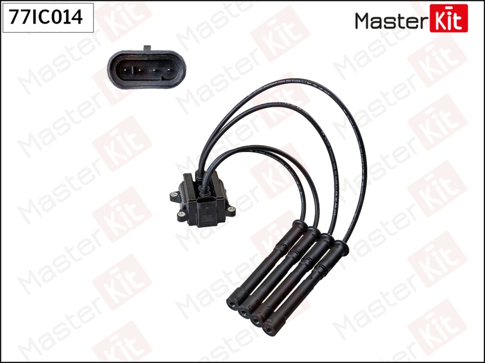 MASTERKIT 77IC014 Катушка зажигания Nissan Almera II(N16) 00-,Renault Clio II(BB ,CB ),Kangoo(KC0/1 ) 97-
