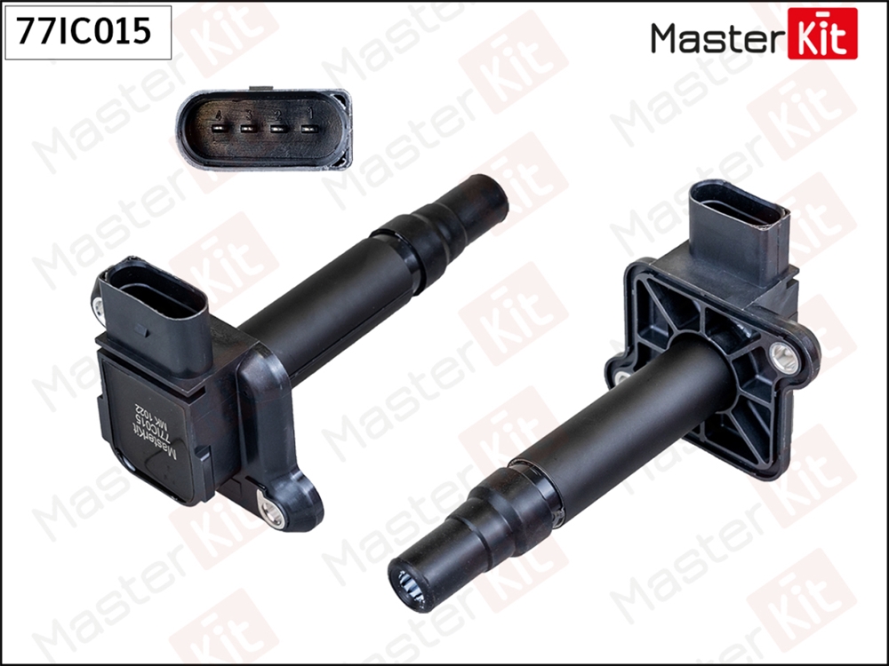 MASTERKIT 77IC015 Катушка зажигания Audi A6(4B2,C5),A8(4D2,4D8) 94-05,VW Bora(1J2),Golf IV(1J1) 97-13