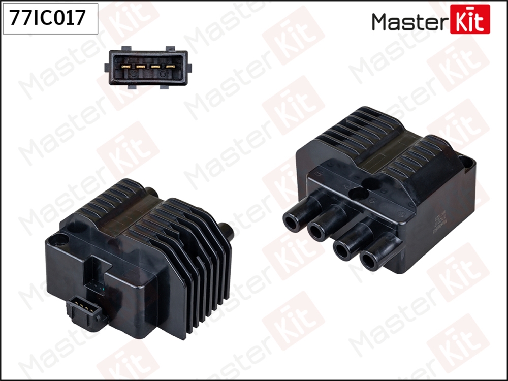 MASTERKIT 77IC017 Катушка зажигания Opel Astra G(T98),Corsa B(S93),Meriva A(X03) 93-10,