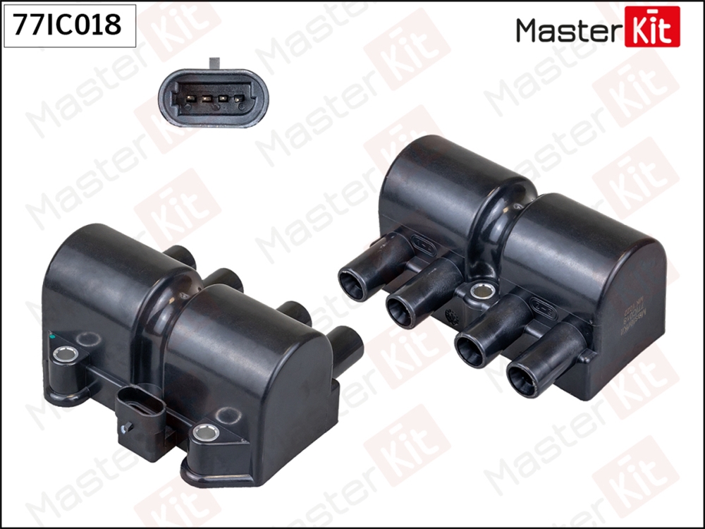 MASTERKIT 77IC018 Катушка зажигания Daewoo Lacetti,Lanos(KLAT),Nubira(J100) 97-