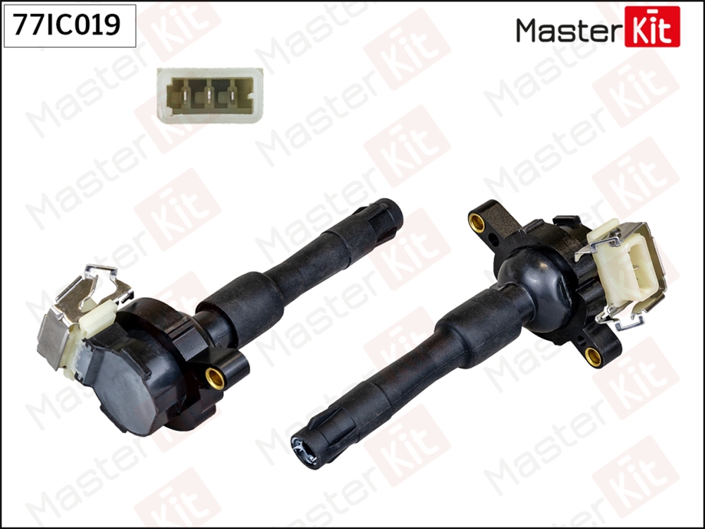 MASTERKIT 77IC019 Катушка зажигания BMW 3(E46),5(E60),7(E65,E66,E67),X5(E53) 00-10