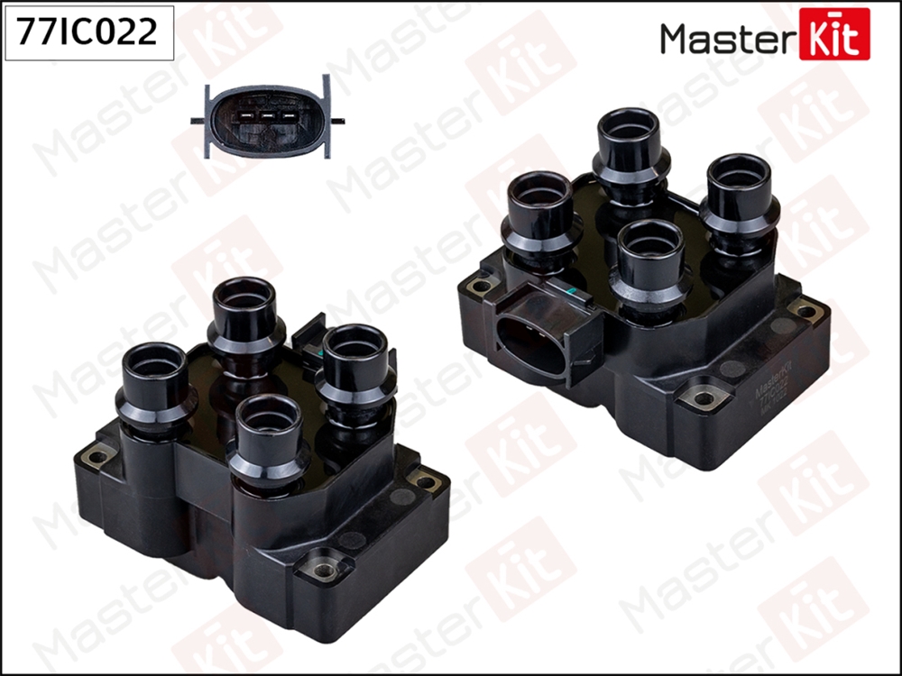 MASTERKIT 77IC022 Катушка зажигания FORD FOCUS/MONDEO/CONNECT 1.3-2.0